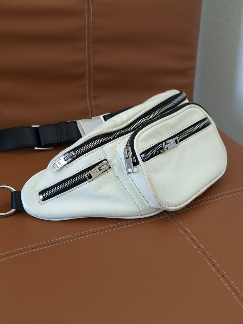 Alexander Wang classic waist bag white